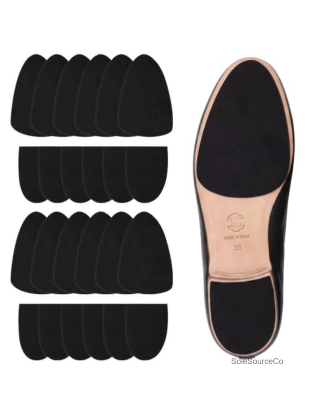 Self-Adhesive Suede Non-Slip Shoe Pads 6 Pairs Dance Soles